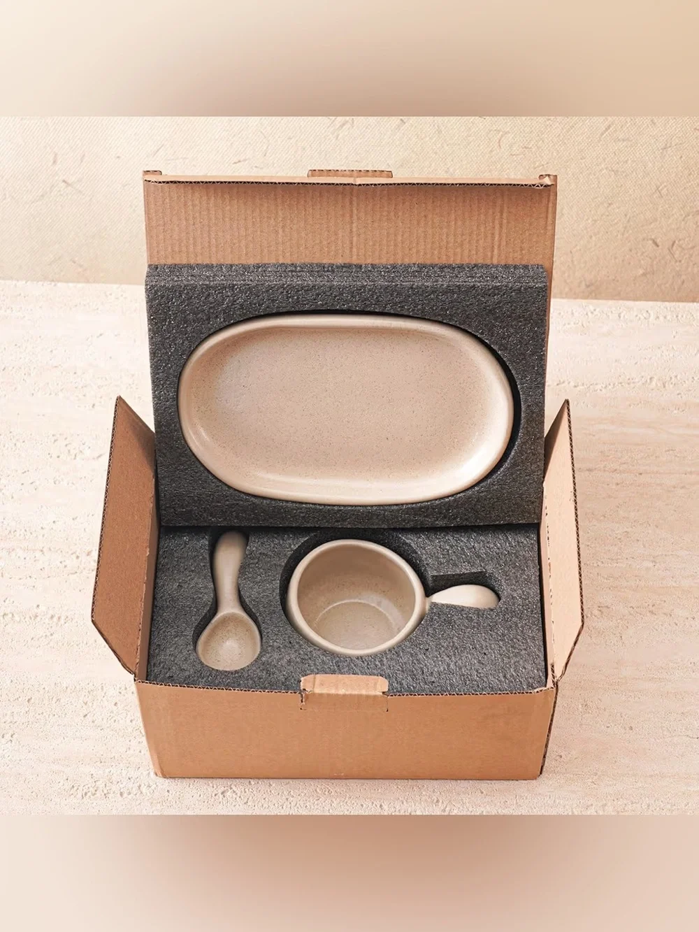 Uaral Ceramic Coffee Mugs Set,Cups Set with Saucer and Spoon